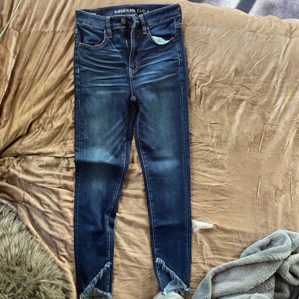 American eagle high waisted capris